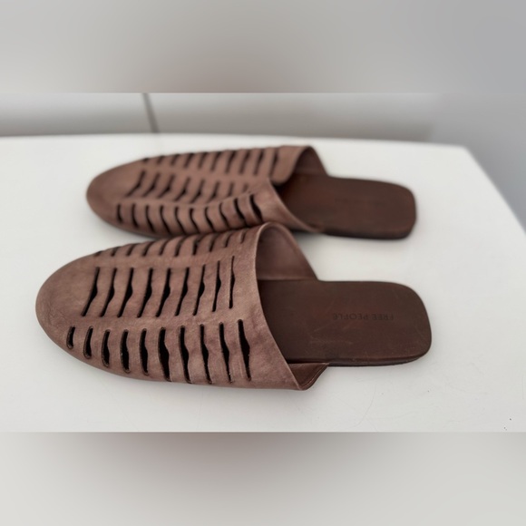 Free People leather Loafers size 8.5 - Picture 4 of 4